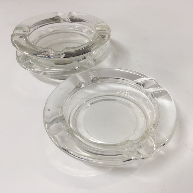 ASHTRAY, Glass - Round Small